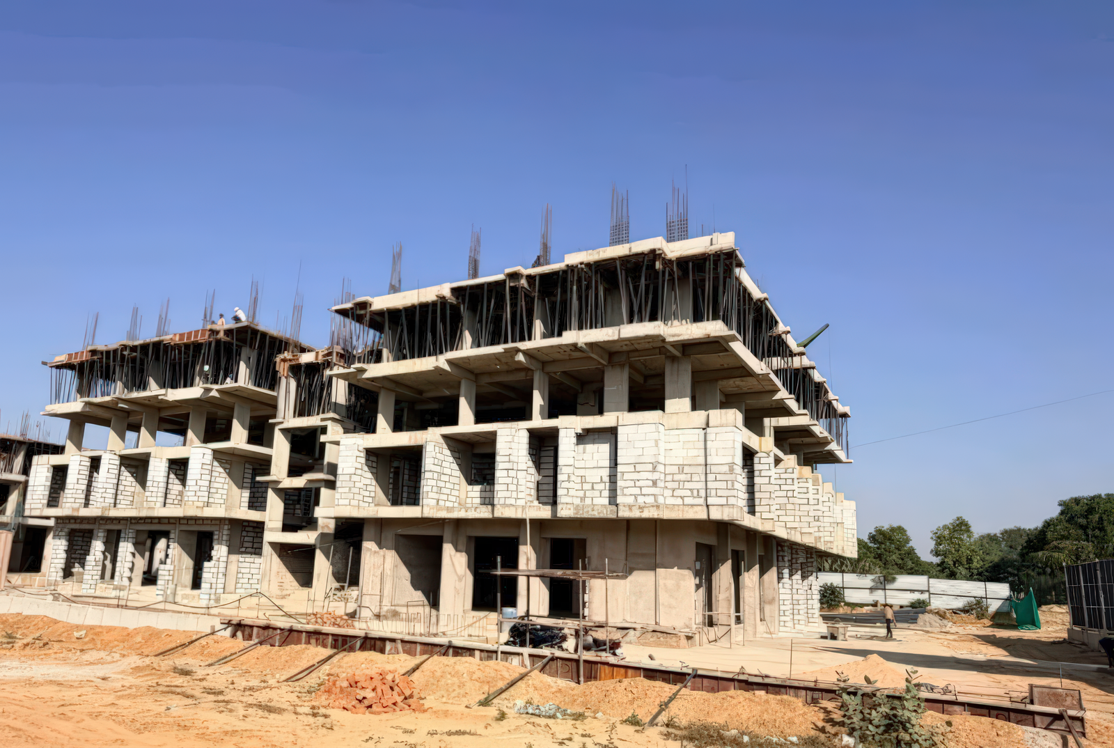 Royal Retreat Construction Update Foundation & Structure Progress Jaipur