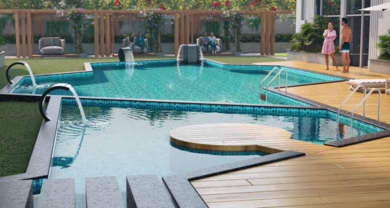Poolside View