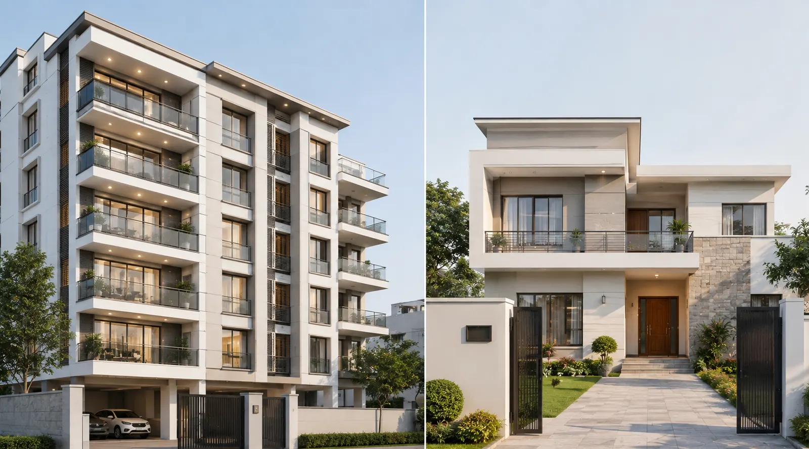 Flat vs Independent House in Jaipur: Real Cost Comparison